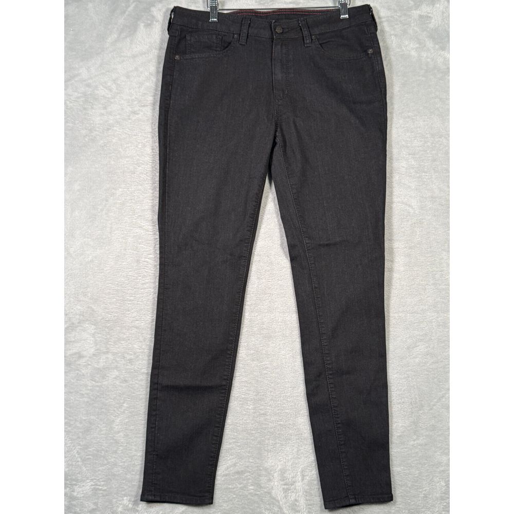 American Giant Jeans Womens 32 Black Denim 218 Skinny‎ Stretch Indigo Mountain